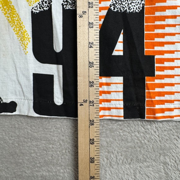 Vintage 1994 USA World Cup Soccer‎ AOP Shirt Mens M Multicolor Preowned Sports - Picture 5 of 6